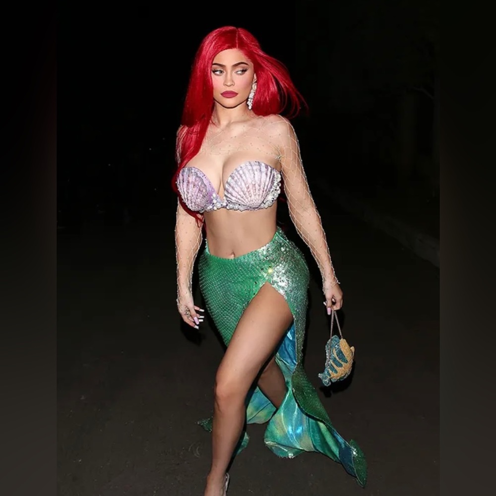 Little Mermaid Ariel Kylie Jenner custom Halloween Costume